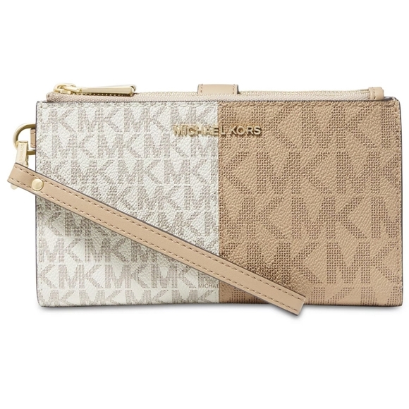Michael kors Jet Set Double Zip Wristlet Wallet - Picture 1 of 12